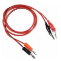 Art. No. CL-203  Alligator Test Lead Clip to Banana Plug Cable For Multimeters